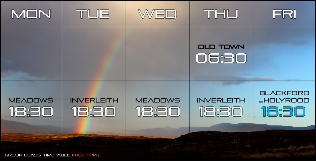 Race Fitness Class Timetable